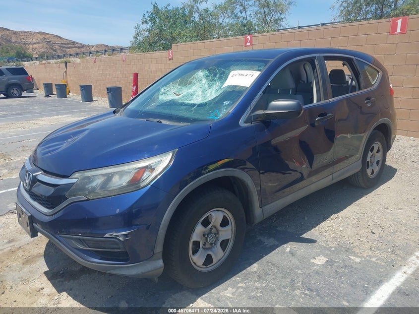 Vin: 3czrm3h32fg702122, lot: 46205127, honda cr-v lx 20152