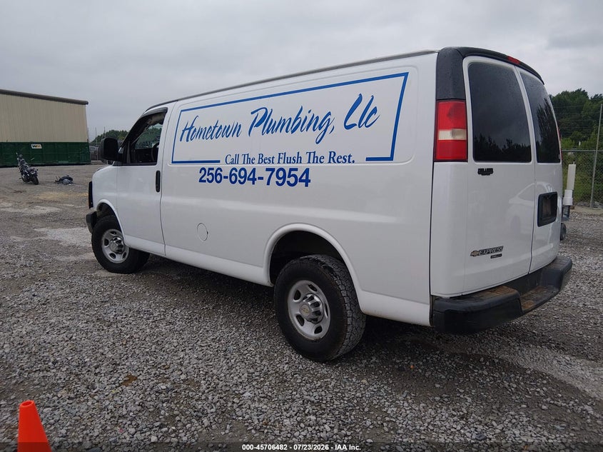 Vin: 1gcwgffa6e1166825, lot: 46205138, chevrolet express 2500 work van 20143