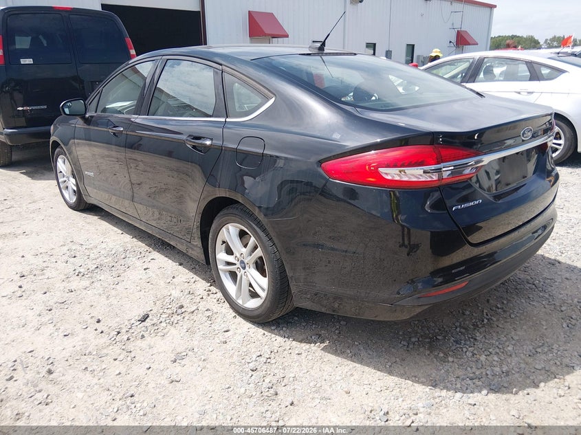 Vin: 3fa6p0uuxjr271464, lot: 46205143, ford fusion hybrid s 20183
