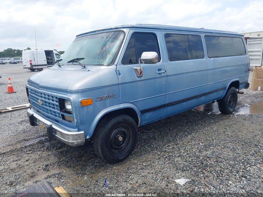 1995 Chevrolet Van, Звичайний знос, IAAI, VIN 1GAHG39K5SF155978 — фото 2