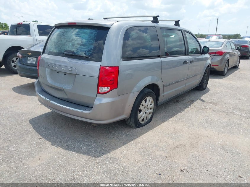 Vin: 2c4rdgbg9er309204, lot: 46205159, dodge grand caravan american value pkg 20144