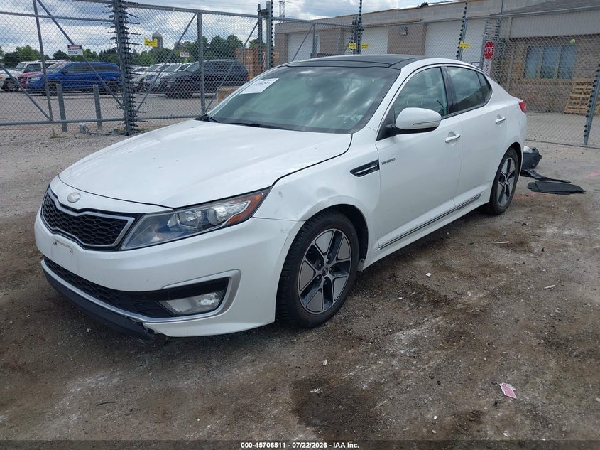 2013 KIA OPTIMA HYBRID auction photo 2