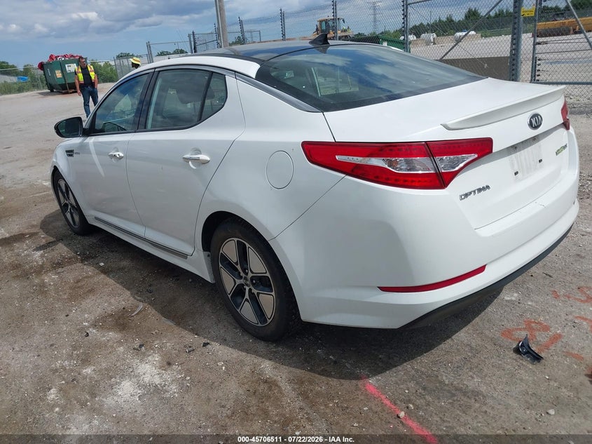 2013 KIA OPTIMA HYBRID auction photo 3