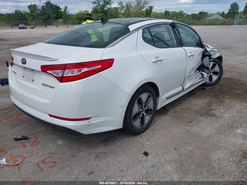2013 KIA OPTIMA HYBRID auction photo 4