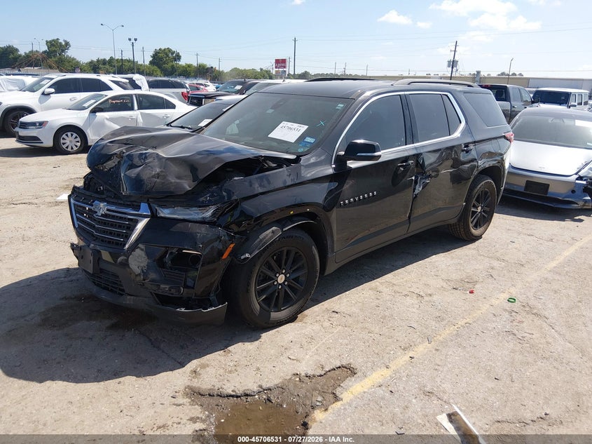 Vin: 1gnerhkwxpj174889, lot: 46205187, chevrolet traverse fwd lt leather 20232