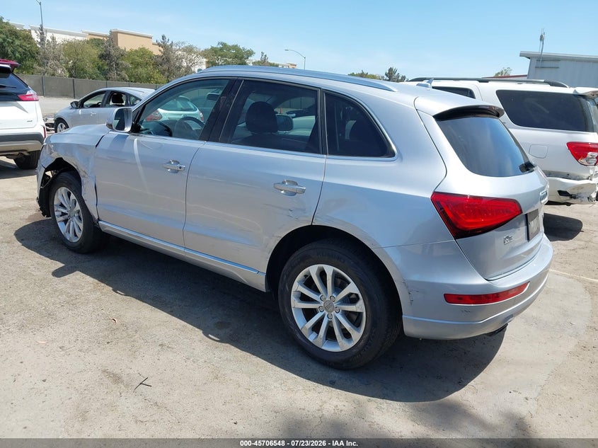 Vin: wa1cfafp8fa100818, lot: 46205203, audi q5 2.0t premium 20153