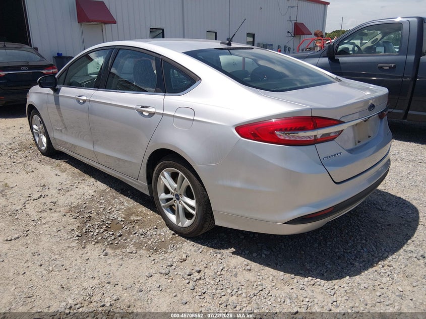 Vin: 3fa6p0uu6jr271607, lot: 46205207, ford fusion hybrid s 20183