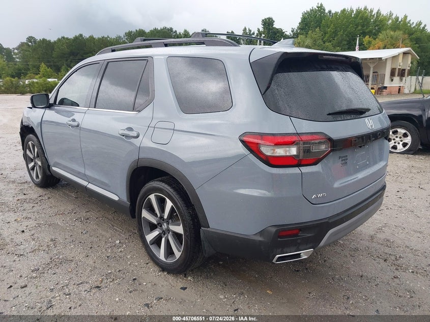 Vin: 5fnyg1h74sb169366, lot: 46205208, honda pilot touring 20253