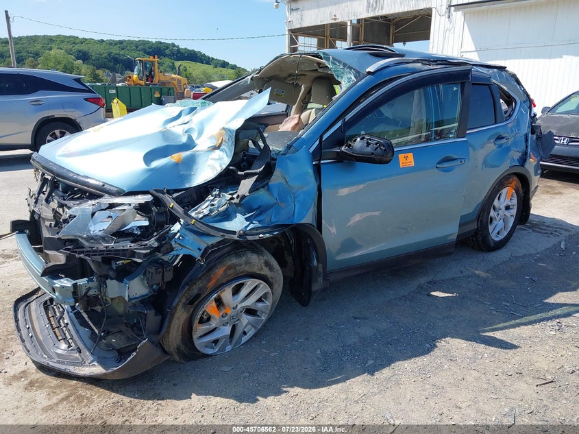Vin: 2hkrm4h79gh665335, lot: 46205218, honda cr-v ex-l 20162