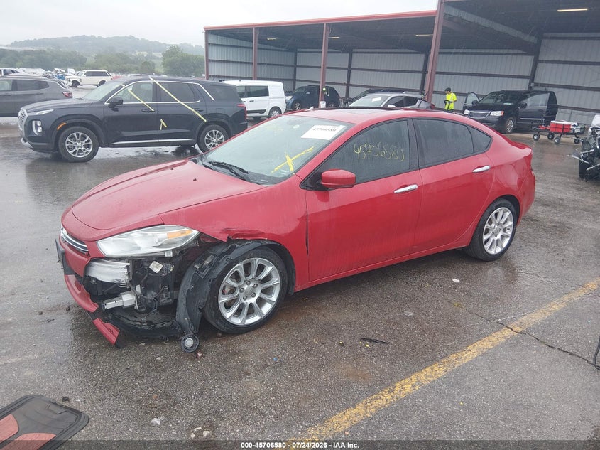 Vin: 1c3cdfcb7ed668223, lot: 46205236, dodge dart limited 20142