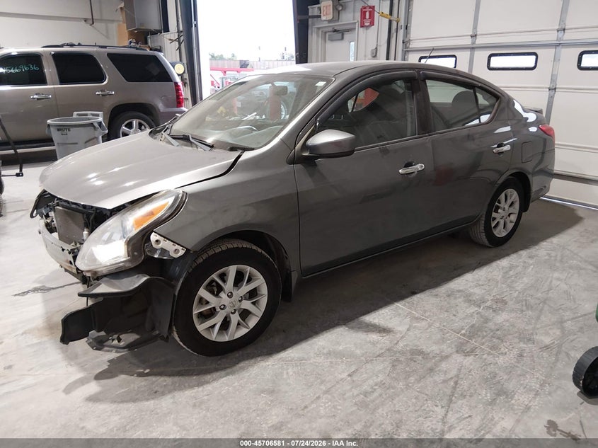 Vin: 3n1cn7ap4jl876340, lot: 46205237, nissan versa 1.6 sv 20182