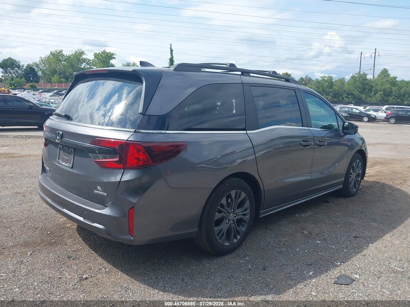 Vin: 5fnrl6h8xsb002435, lot: 46205251, honda odyssey touring 20254