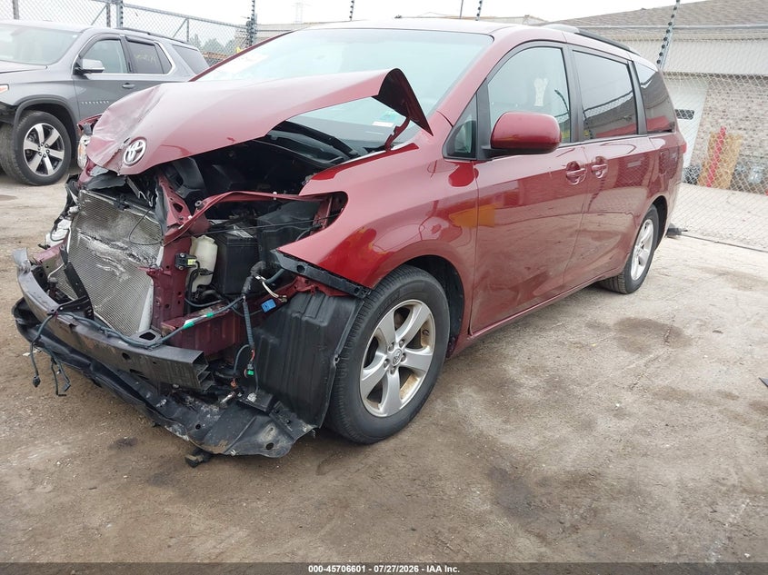 Vin: 5tdkk3dc2es476456, lot: 46205257, toyota sienna le v6 8 passenger 20142