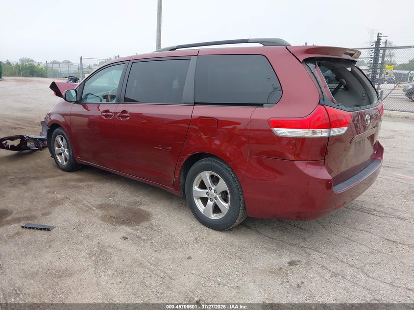 Vin: 5tdkk3dc2es476456, lot: 46205257, toyota sienna le v6 8 passenger 20143