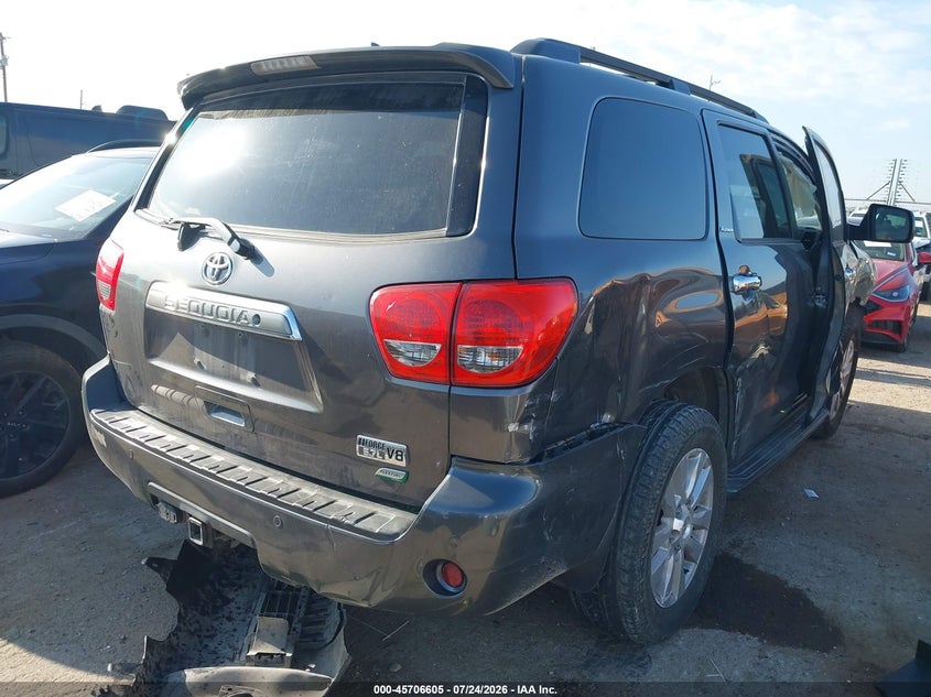 Vin: 5tddw5g15es106900, lot: 46205261, toyota sequoia platinum 5.7l v8 20144