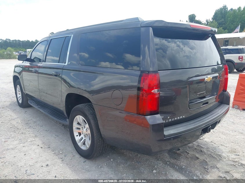 Vin: 1gnskhkc2hr200790, lot: 46205284, chevrolet suburban lt 20173