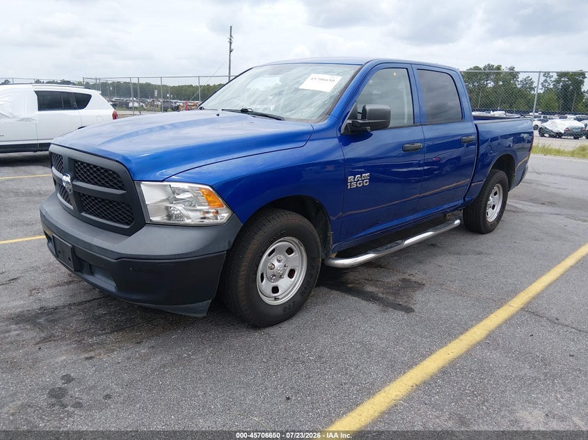 Vin: 1c6rr6kg8js303647, lot: 46205306, ram 1500 tradesman  4x2 5'7 box 20182