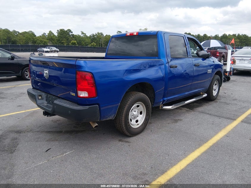 Vin: 1c6rr6kg8js303647, lot: 46205306, ram 1500 tradesman  4x2 5'7 box 20184