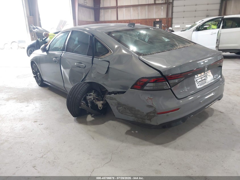 Vin: 1hgcy2f83sa079290, lot: 46205334, honda accord hybrid touring 20253