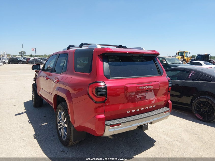 Vin: jteva5br5t5103249, lot: 46205354, toyota 4runner limited 20263