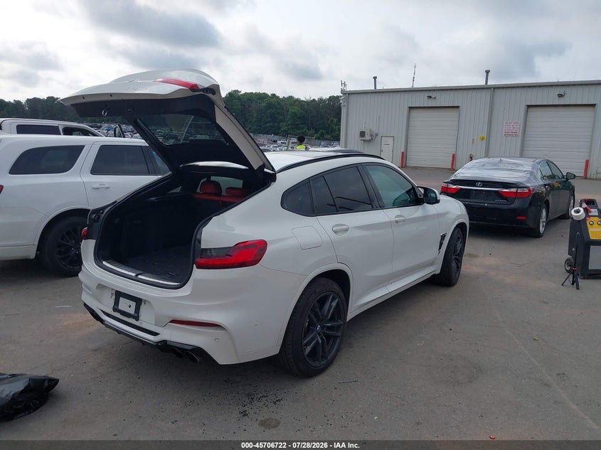 Vin: 5ymuj0c04l9b33980, lot: 46205378, bmw x4 m 20204
