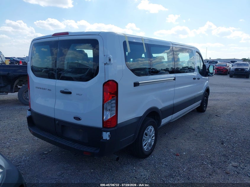 Vin: 1fbax2y88ska37606, lot: 46205388, ford transit-350 passenger van xlt 20254