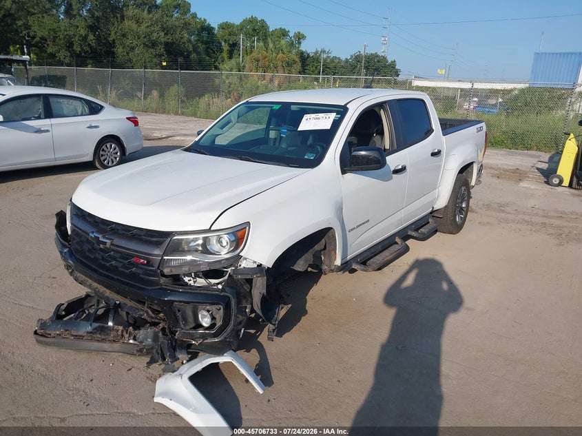 Vin: 1gcgsden7m1231255, lot: 46205391, chevrolet colorado 2wd  short box z71 20212