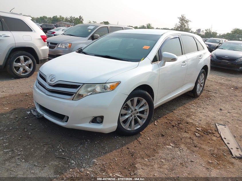 Vin: 4t3ba3bb5fu069308, lot: 46205399, toyota venza le 20152