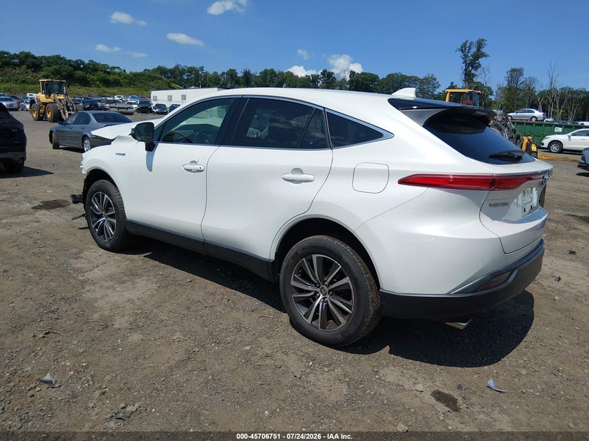 Vin: jteaaaah8mj073785, lot: 46205407, toyota venza le 20213
