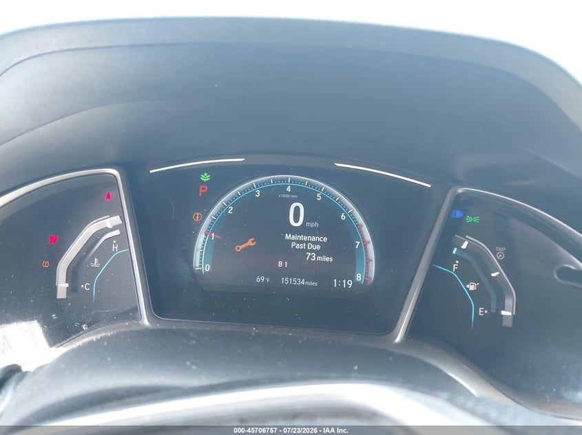 2017 HONDA CIVIC SEDAN 1.5L I-4 DI, DOHC, VVT, TURBO, REGULAR , 174HP
