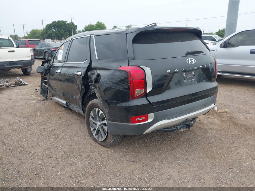 Vin: km8r24he9mu228744, lot: 46205420, hyundai palisade sel 20213