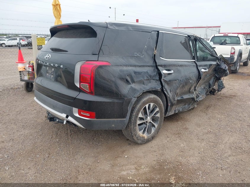 Vin: km8r24he9mu228744, lot: 46205420, hyundai palisade sel 20214