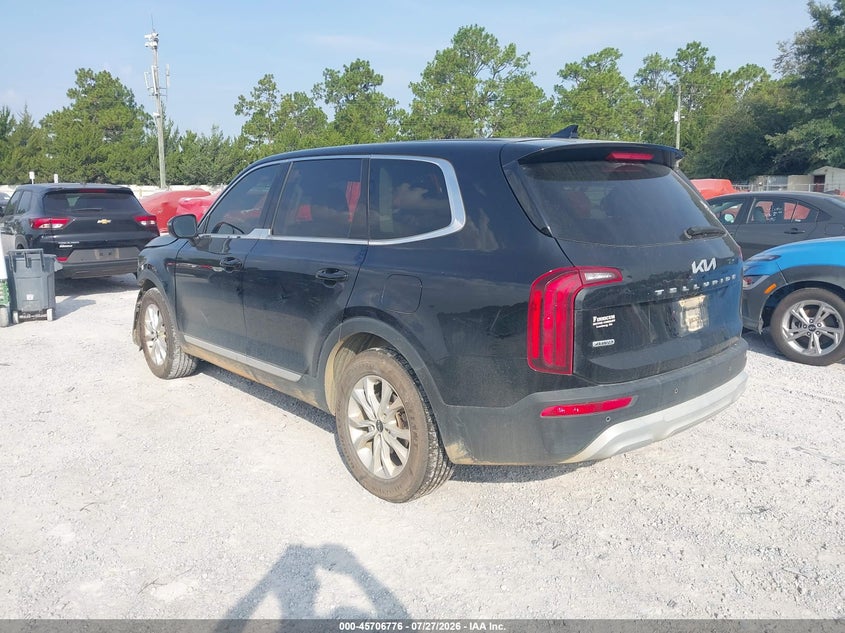 Vin: 5xyp2dhc6ng214829, lot: 46205432, kia telluride lx 20223