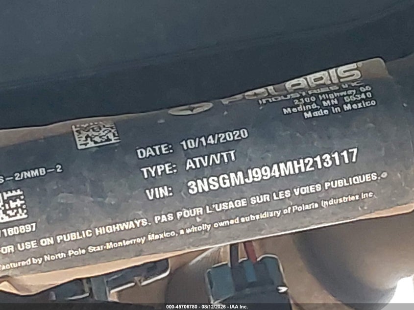 POLARIS GENERAL 2021