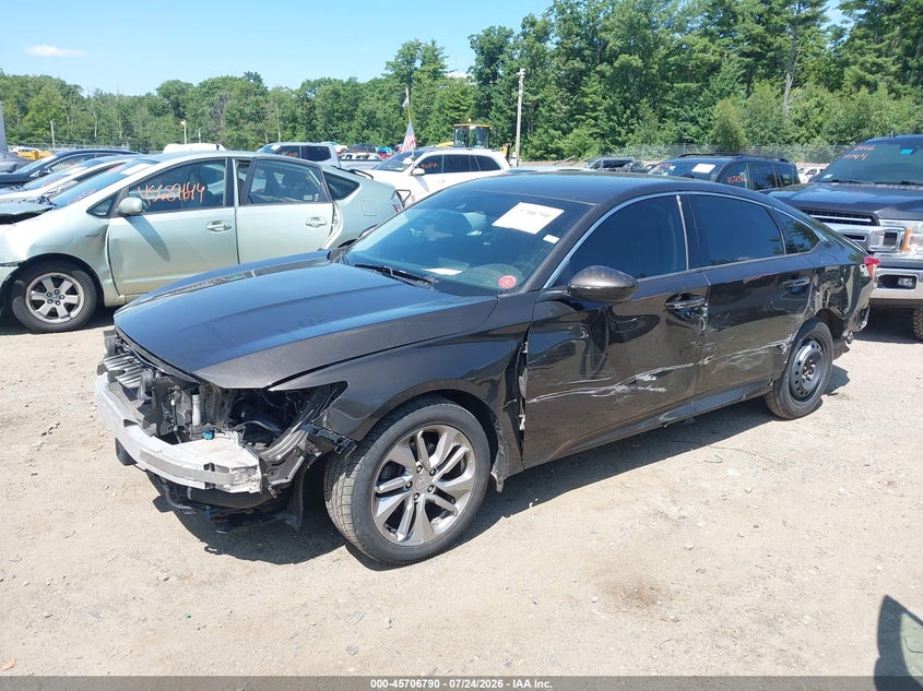2018 Honda Accord Lx, Front & Rear, IAAI, VIN 1HGCV1F19JA018773 — photo 2
