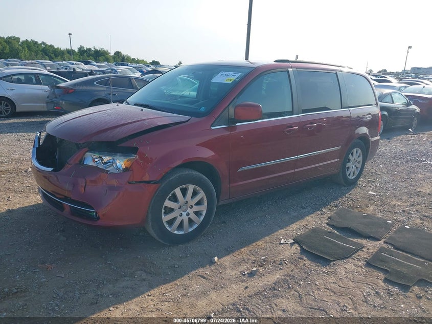 Vin: 2c4rc1bg1er217360, lot: 46205455, chrysler town & country touring 20142