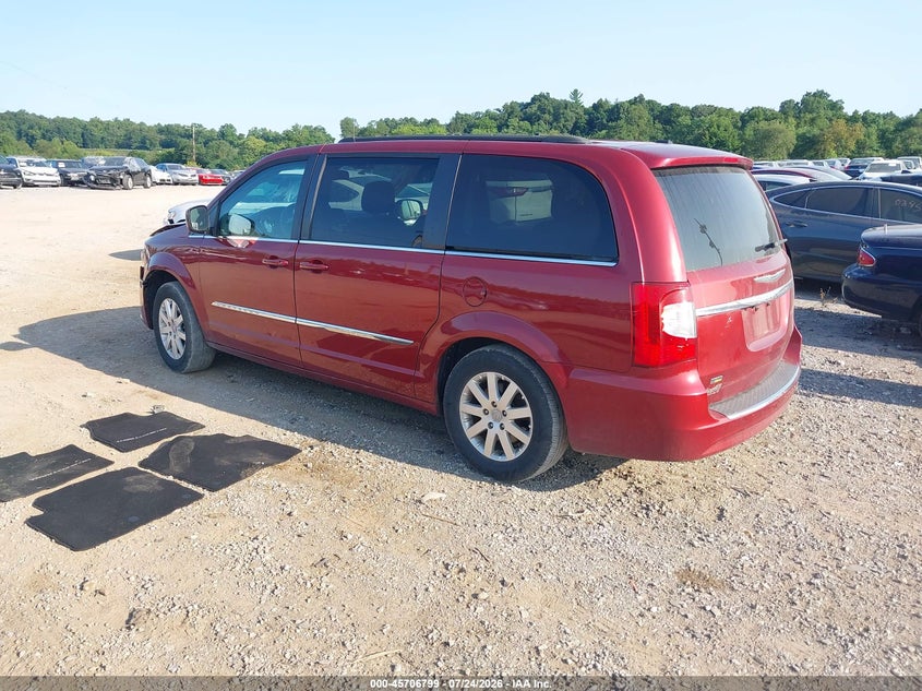 Vin: 2c4rc1bg1er217360, lot: 46205455, chrysler town & country touring 20143