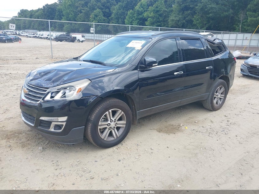 Vin: 1gnkrgkdxhj163954, lot: 46205470, chevrolet traverse lt 20172