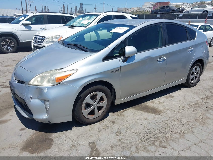 2012 TOYOTA PRIUS HATCHBACK 1.8L I-4 DOHC, VVT, 98HP