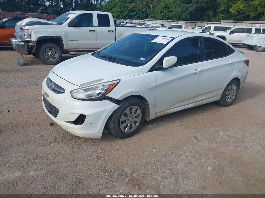 Vin: kmhct4ae8gu143167, lot: 46205526, hyundai accent se 20162