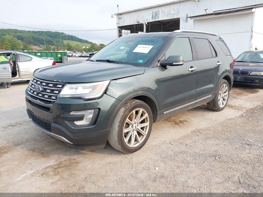 Vin: 1fm5k8f89ggc49342, lot: 46205529, ford explorer limited 20162