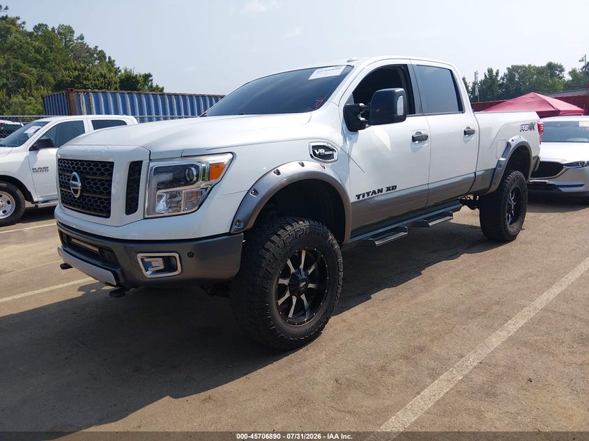 Vin: 1n6aa1f48hn542699, lot: 46205545, nissan titan xd pro-4x gas 20172