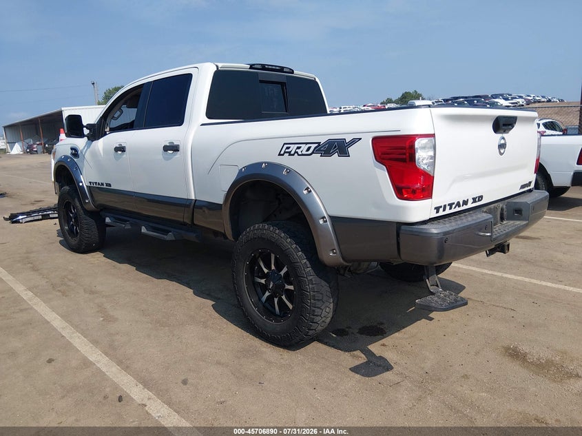 Vin: 1n6aa1f48hn542699, lot: 46205545, nissan titan xd pro-4x gas 20173