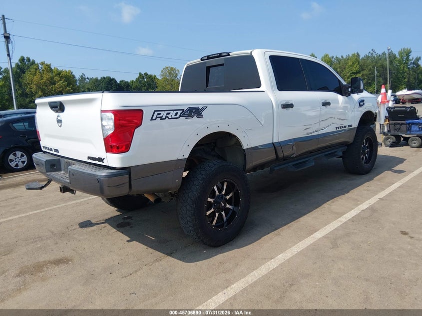 Vin: 1n6aa1f48hn542699, lot: 46205545, nissan titan xd pro-4x gas 20174