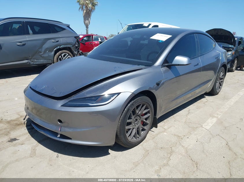 Vin: 5yj3e1ebxrf848089, lot: 46205556, tesla model 3 long range dual motor all-wheel drive 20242