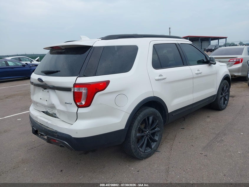 Vin: 1fm5k8d80hgd52413, lot: 46205558, ford explorer xlt 20174