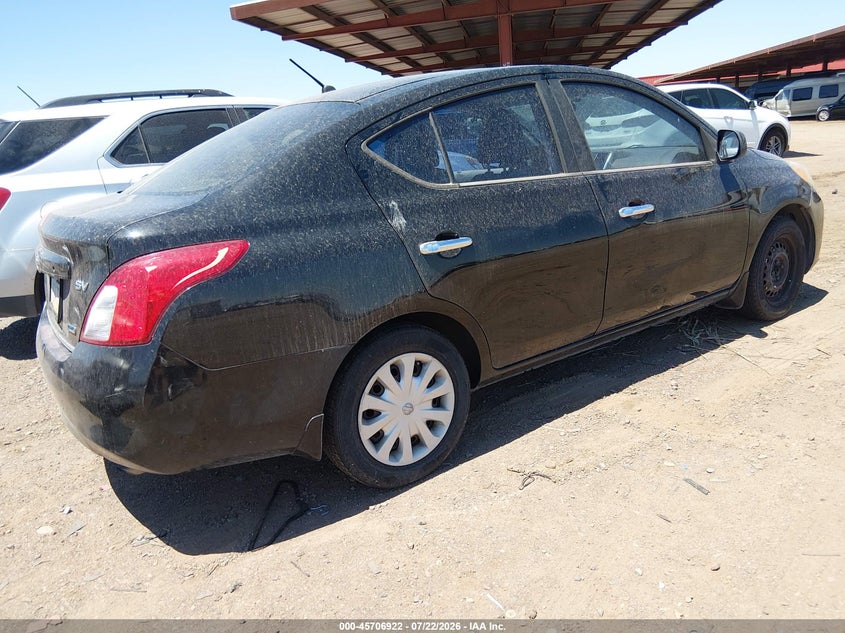 Vin: 3n1cn7ap1cl872894, lot: 46205578, nissan versa 1.6 sv 20124