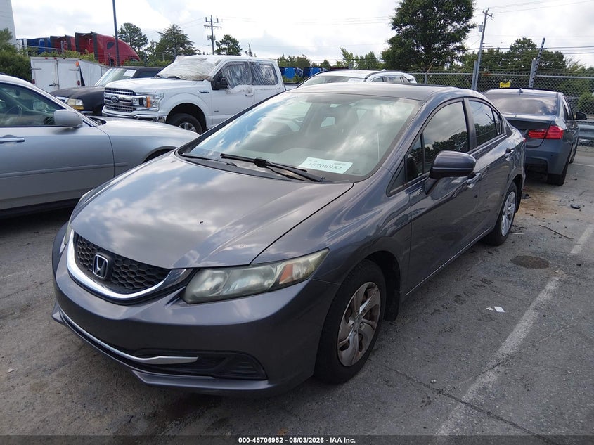 2015 Honda Civic, Крыша, IAAI, VIN 19XFB2F56FE026153 — фото 2