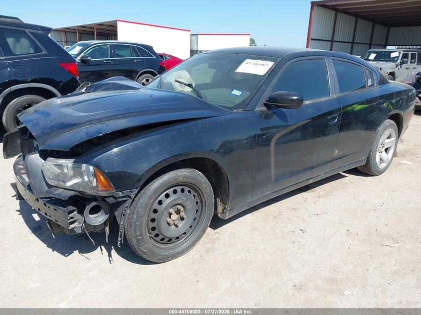 Vin: 2c3cdxag3eh186209, lot: 46205639, dodge charger police 20142