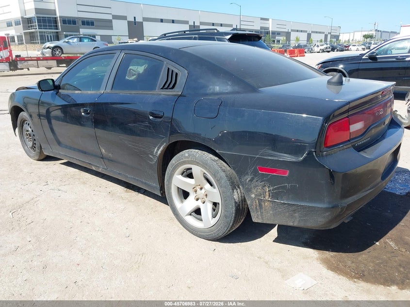 Vin: 2c3cdxag3eh186209, lot: 46205639, dodge charger police 20143